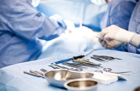 Chirurgische interventie bij chronische prostatitis