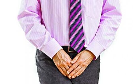Prostatitis gaat gepaard met pijn in de liesstreek