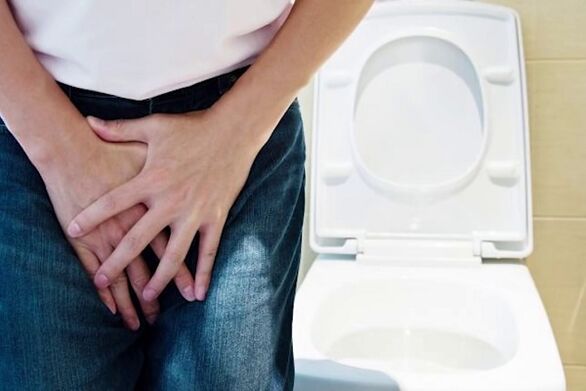 Een van de symptomen van prostatitis is urineretentie